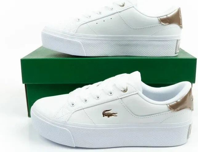 Atlete femra Lacoste Ziane Platform 126, të bardha - 10