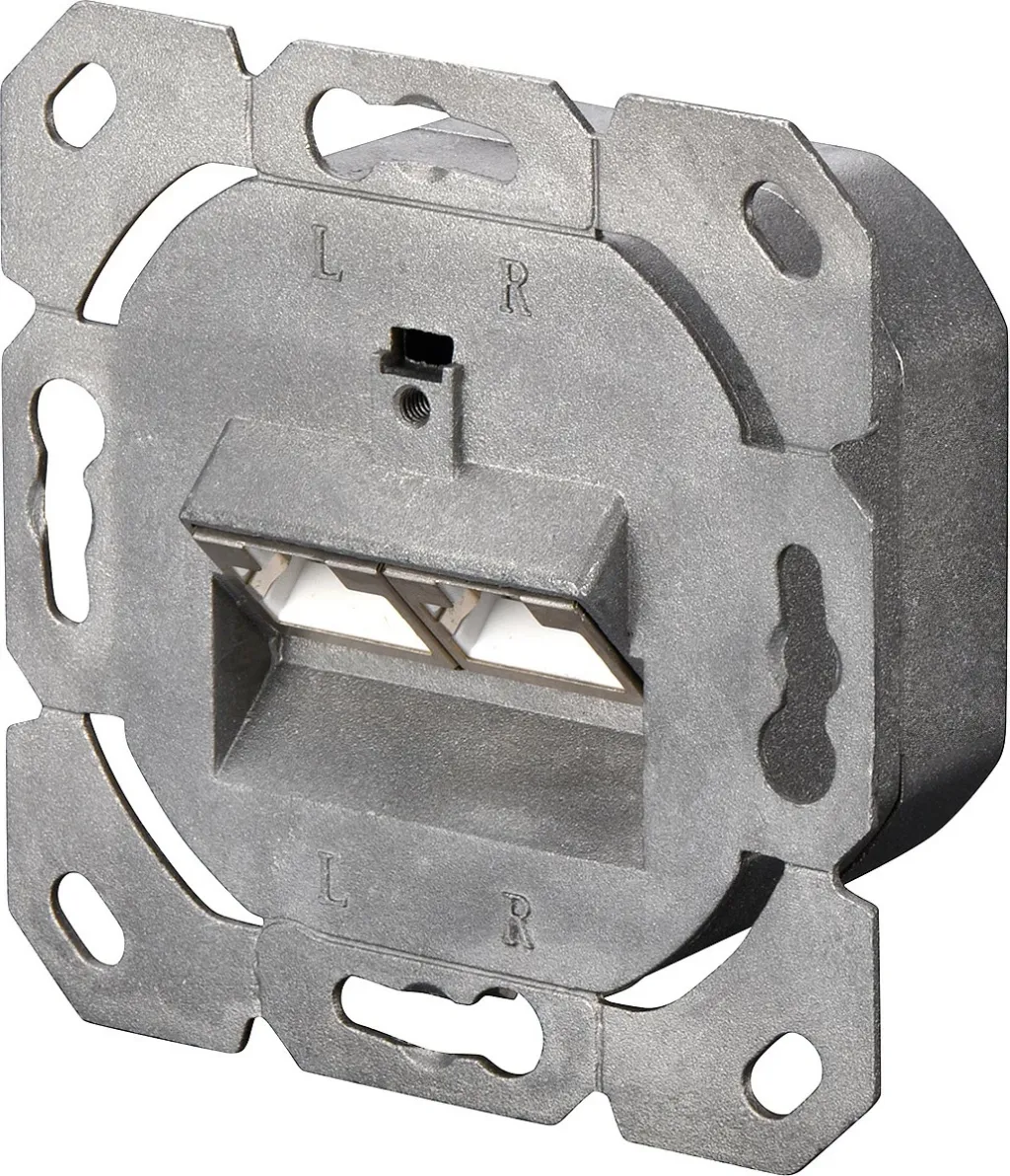 Prizë rrjeti Digitus CAT 6A, 2xRJ-45, e bardhë - 2
