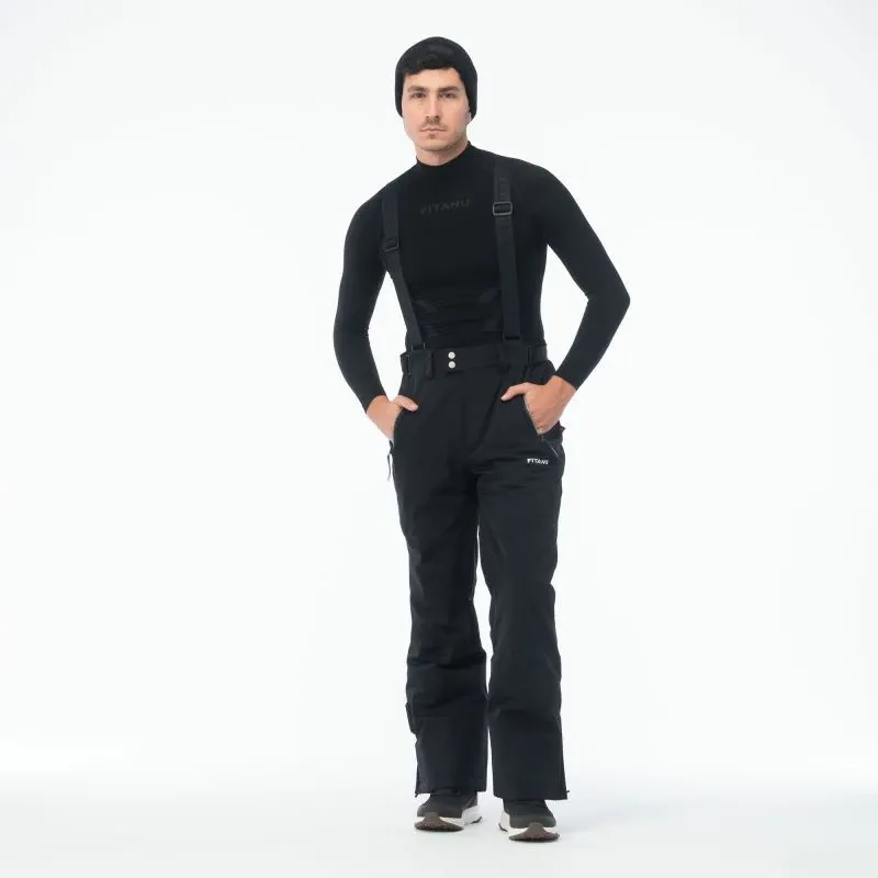 Pantallona ski për meshkuj Fitanu Maltino Primaloft, të zeza - 19