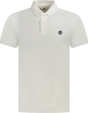 Polo maicë për meshkuj TIMBERLAND, të bardhë