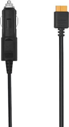 Kabllo karikimi 12V për veturë EcoFlow 5008004041, lidhës XT60, 1.5m, e zezë - 2
