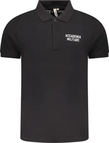 Maicë polo për meshkuj ACCADEMIA MILITARE, e zezë