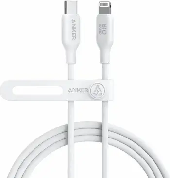 Kabllo Anker 541 BIO USB-C në Lightning 1.8m, deri 100W, e zezë