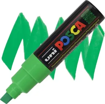 Marker Uni-pc-8k Posca Flourescent i gjelbër