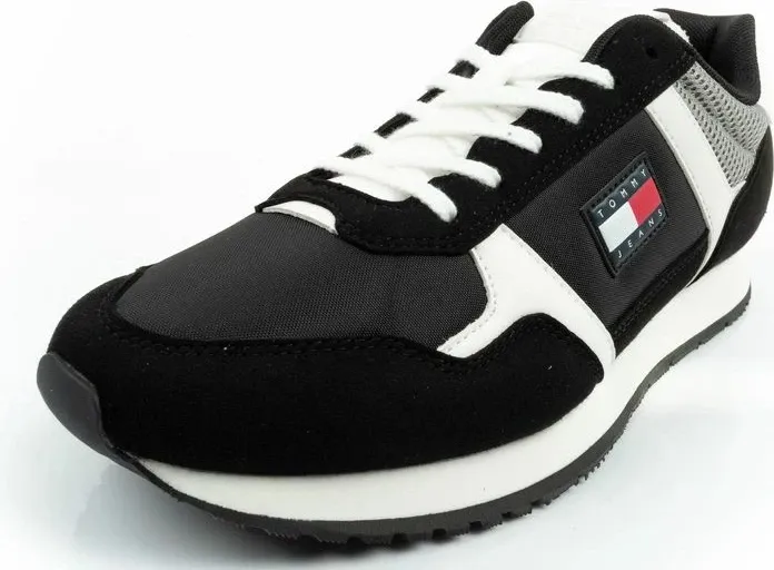 Atlete meshkuj Tommy Hilfiger TJM Runner Casual, të zeza - 3
