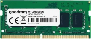 RAM Memorje Goodram W-LO16S08G, 8 GB, DDR3, 1600 MHz