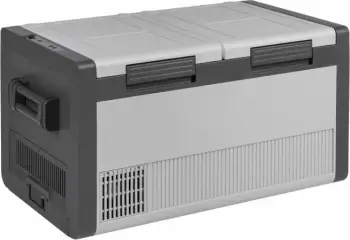 Frigorifer portativ me kompresor BRUNNER Polarys Criomaster HPI 73 73L Dual Zone 12/24V DC & 230V AC gri