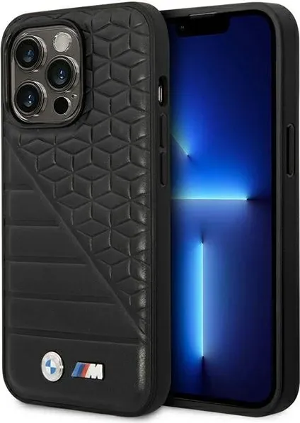 Mbështjellës BMW Bi Pattern për iPhone 14 Pro 6.1", i zi - 1