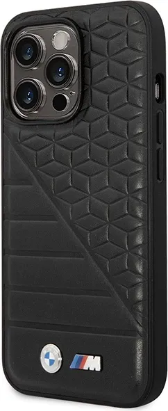Mbështjellës BMW Bi Pattern për iPhone 14 Pro 6.1", i zi - 2