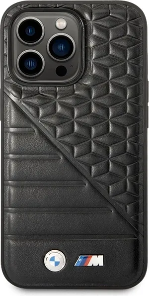 Mbështjellës BMW Bi Pattern për iPhone 14 Pro 6.1", i zi - 3