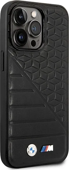 Mbështjellës BMW Bi Pattern për iPhone 14 Pro 6.1", i zi - 4