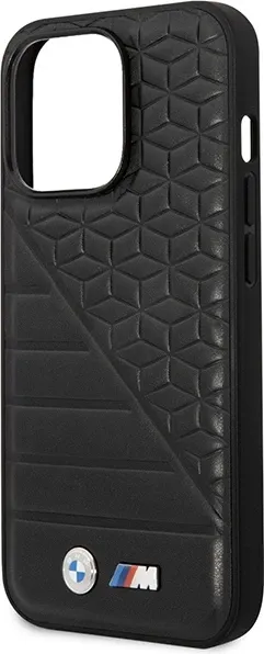 Mbështjellës BMW Bi Pattern për iPhone 14 Pro 6.1", i zi - 6