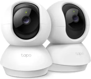Kamerë sigurie WiFi TP-LINK Tapo C210P2 2K 3MP Pan/Tilt, e bardhë, set 2 copë