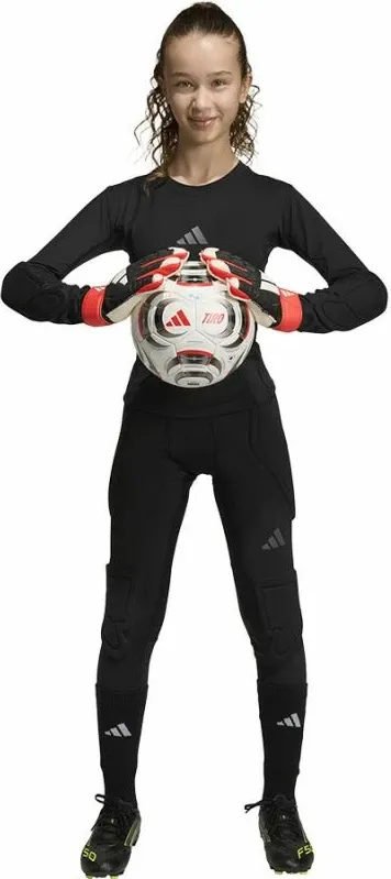 Pantallona adidas Pad LT Junior JZ9225, të zeza - 3