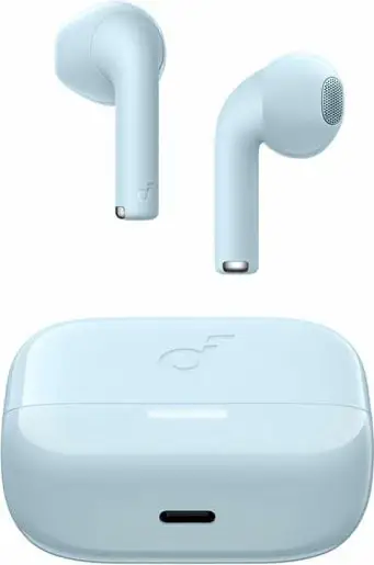 Kufje wireless Anker Soundcore K20i, Bluetooth 5.3, 6/36 orë, IPX5, blu, set me kuti karikimi