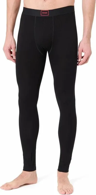 Pantallona meshkuj Hugo Bodywear LONG NERO, të zeza - 1