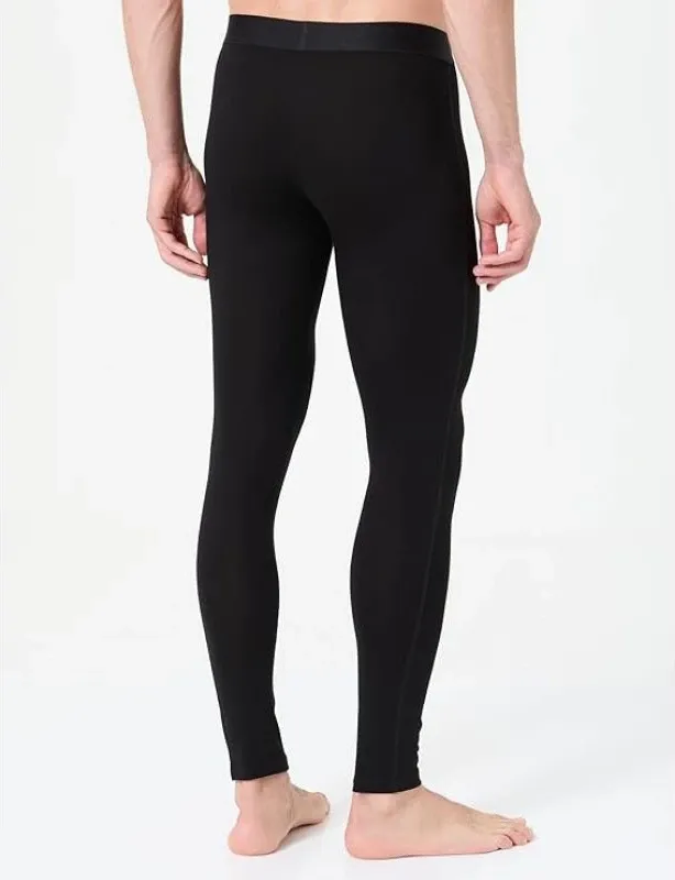 Pantallona meshkuj Hugo Bodywear LONG NERO, të zeza - 2