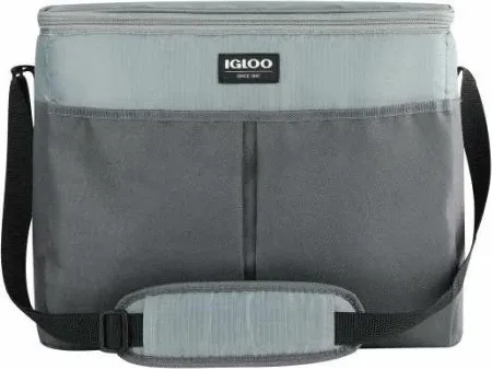 Çantë frigoriferike IGLOO BASIC 24, kapacitet 6 kanaçe, me insert plastik të fortë, gri, 6 Pack - 3