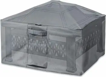 Mbulesë waterproof për fire pit katror VONHAUS Storm 78x78x50cm, gri
