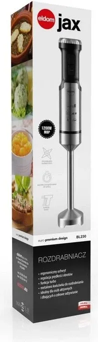Blender ELDOM JAX, 1000 W, metal tip, rregullim shpejtësie, turbo - 2