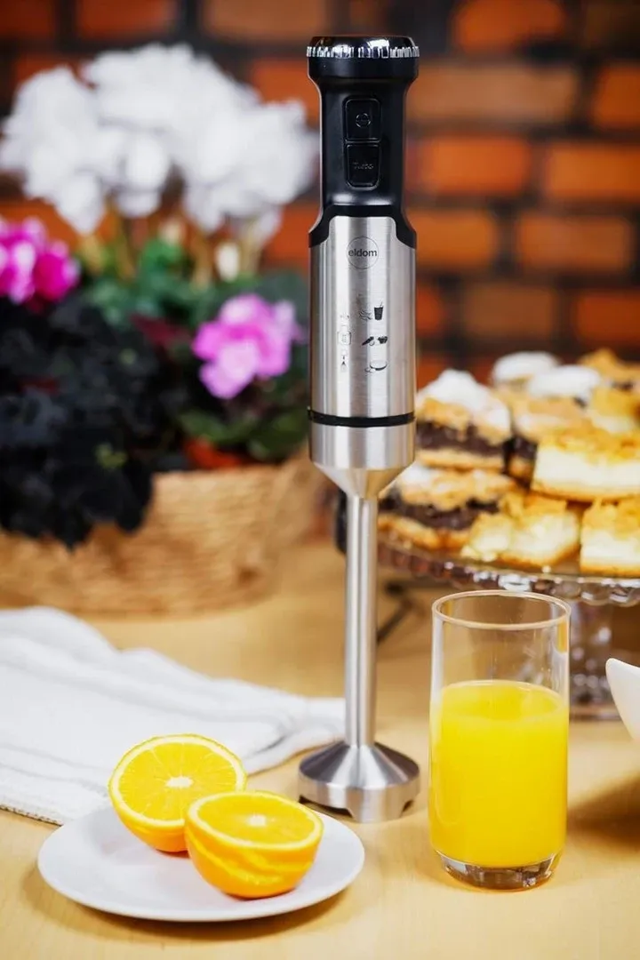 Blender ELDOM JAX, 1000 W, metal tip, rregullim shpejtësie, turbo - 5