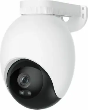 Kamerë sigurie e jashtme Wi‑Fi IMILAB EC6 3K, 360°, AI detektim person/automjet, audio dy‑drejtimësh, IP65, WiFi 6 2.4GHz, e bardhë