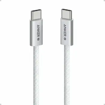 kabllo USB-C në USB-C Anker Zolo A8060H21, 1m, 240W PD3.1, e bardhë