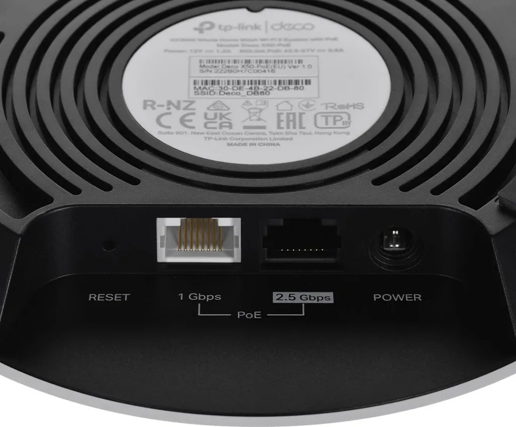 Mesh TP-LINK Deco X50-PoE, 3 copë, e bardhë - 4