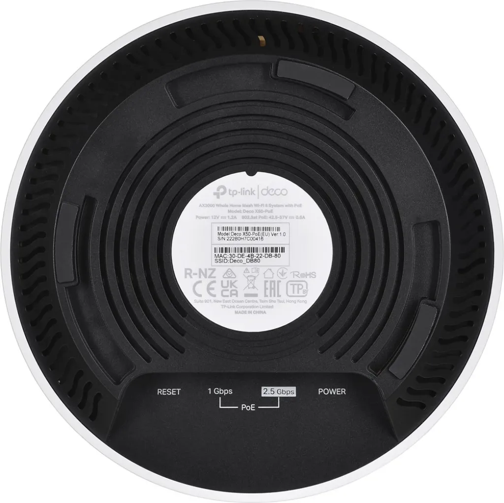 Mesh TP-LINK Deco X50-PoE, 3 copë, e bardhë - 10