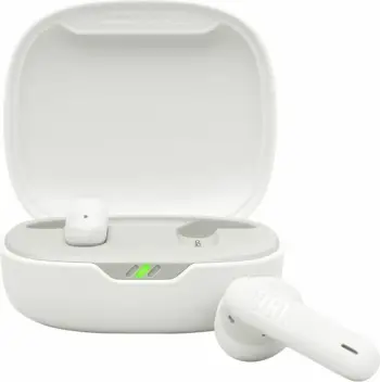 Kufje TWS wireless me mikrofon JBL Vibe Flex 2, Bluetooth 5.3, 12 mm, 40 orë, IP54, të bardha