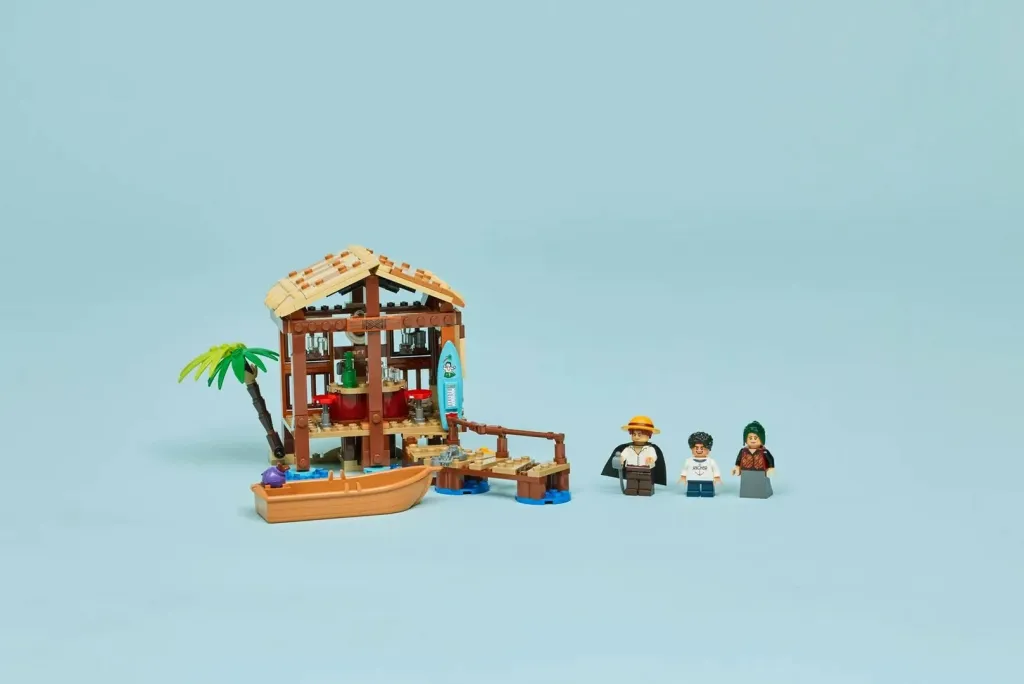 Set LEGO ONE PIECE 75636 Windmill Village Hut, 299 pjesë, me 3 minifigura - 8