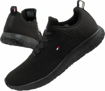 Këpucë për meshkuj Tommy Hilfiger, të zeza