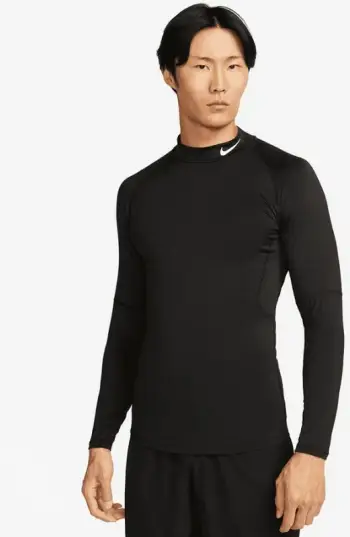 Maicë me mëngë të gjata Nike Pro LS FB7908-010, e zezë