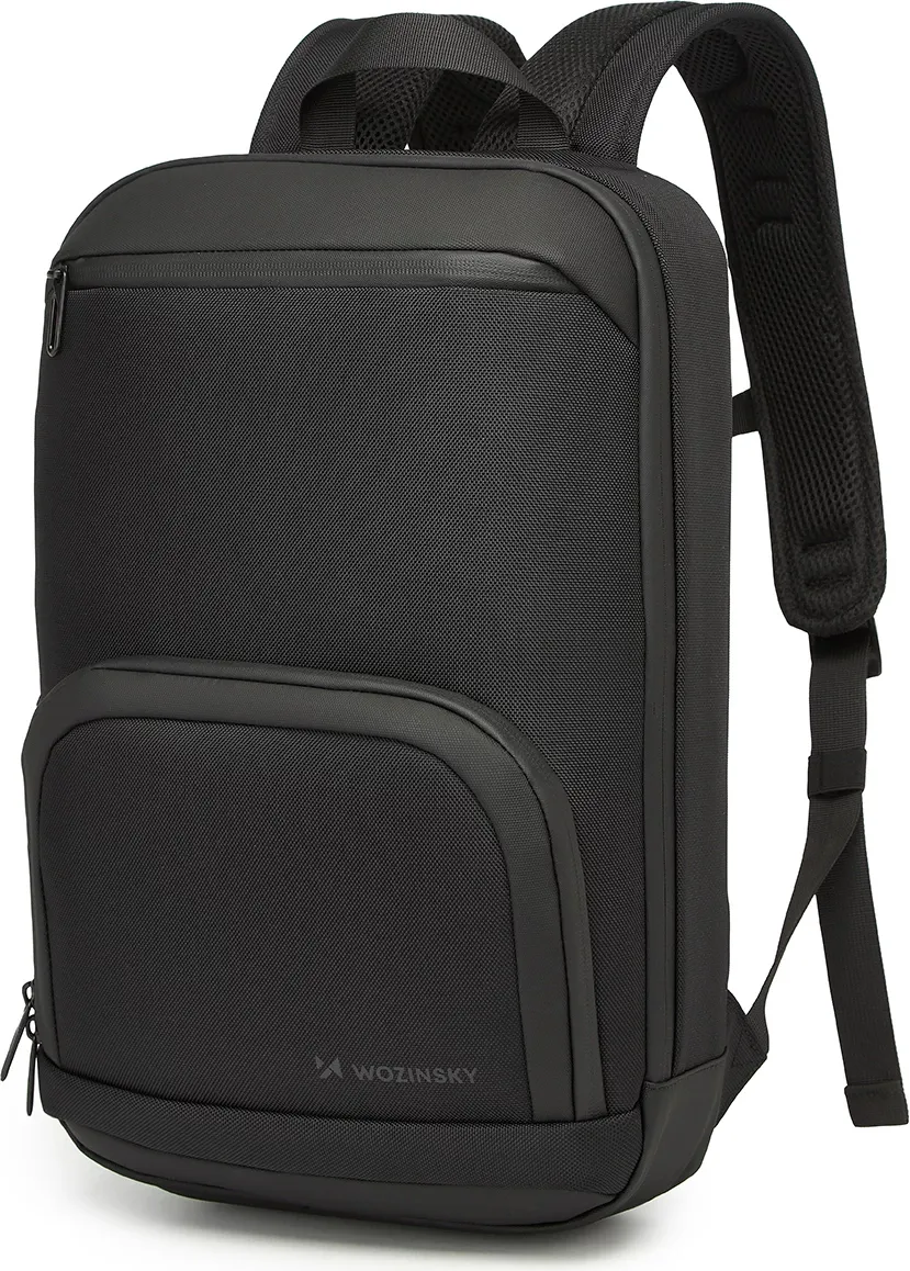 Çantë shpine për laptop Wozinsky Premium, 15.6", poliestër, e zezë - 1