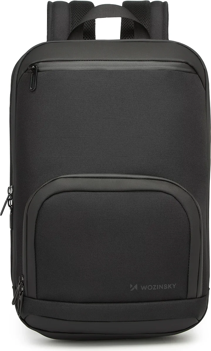 Çantë shpine për laptop Wozinsky Premium, 15.6", poliestër, e zezë - 2