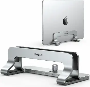 Mbajtëse vertikale për laptop UGREEN 20471, alumini, gjerësi e rregullueshme, për MacBook/iPad, argjend