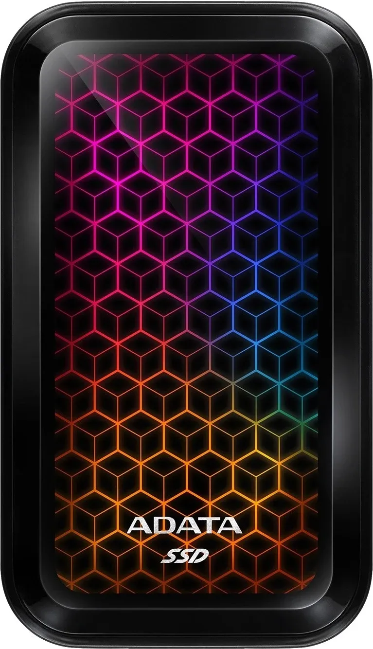 SSD Adata SE770 2TB, USB 3.2, RGB, e zezë - 2