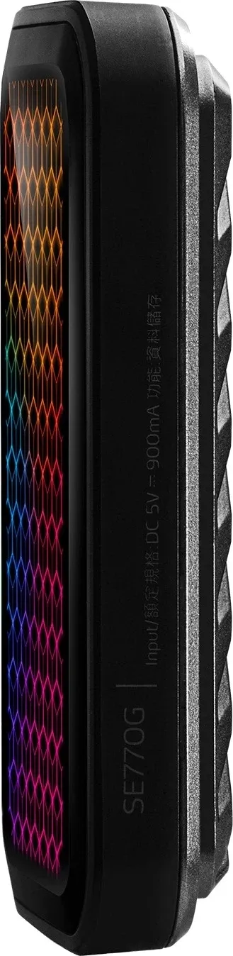 SSD Adata SE770 2TB, USB 3.2, RGB, e zezë - 4