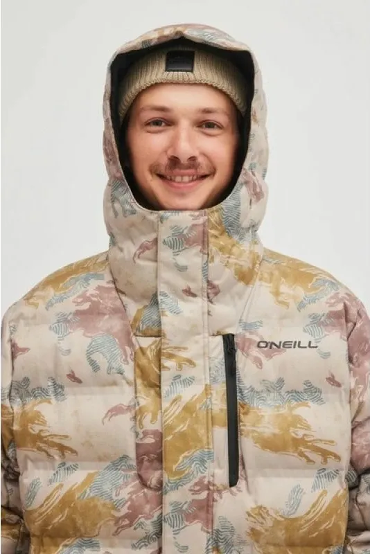 Jakne dimri për meshkuj O'Neill Xtrm Mountain Snowboard Ski 5K, bezhë - 6