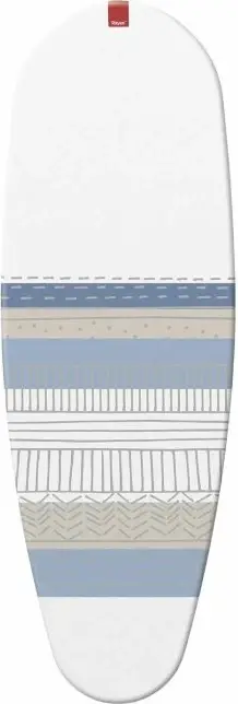 Mbulesë tavoline hekurosjeje Rayen 615706 130 x 47 cm EasyClip, pambuk 100% me shtresë alumini, gri e çelët
