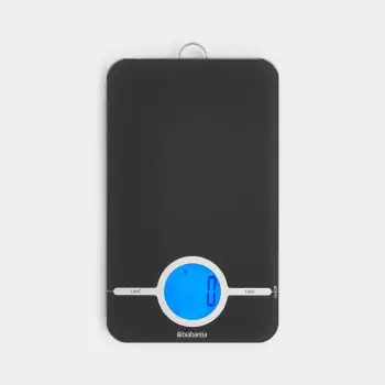 Peshore kuzhine Brabantia 122644 1 g-5 kg, e zezë