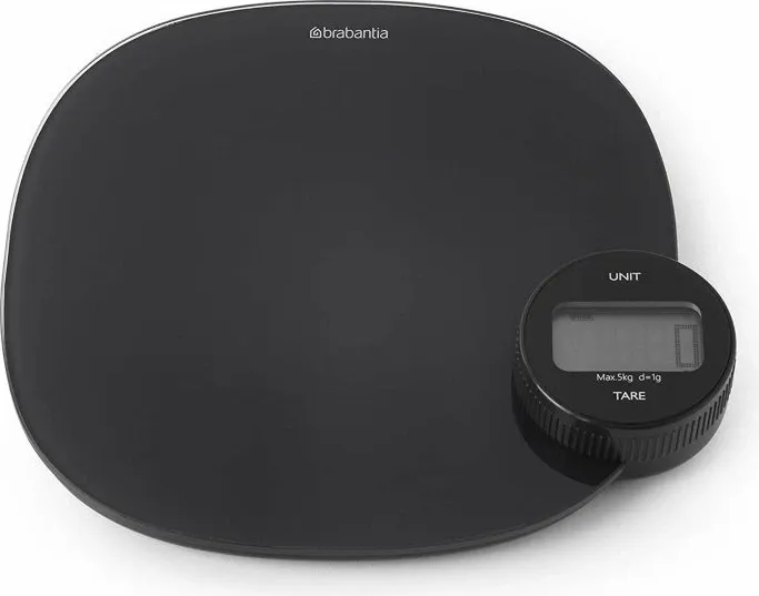 Peshore digjitale kuzhine Brabantia Tasty+ MPN 122880, 5 kg (1 g), LCD me ndriçim, 3x AAA, gri e errët - 3
