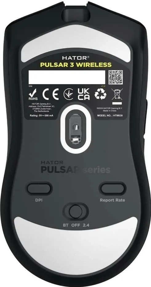 Maus wireless Hator Pulsar 3 HTM630, RGB, i zi - 5