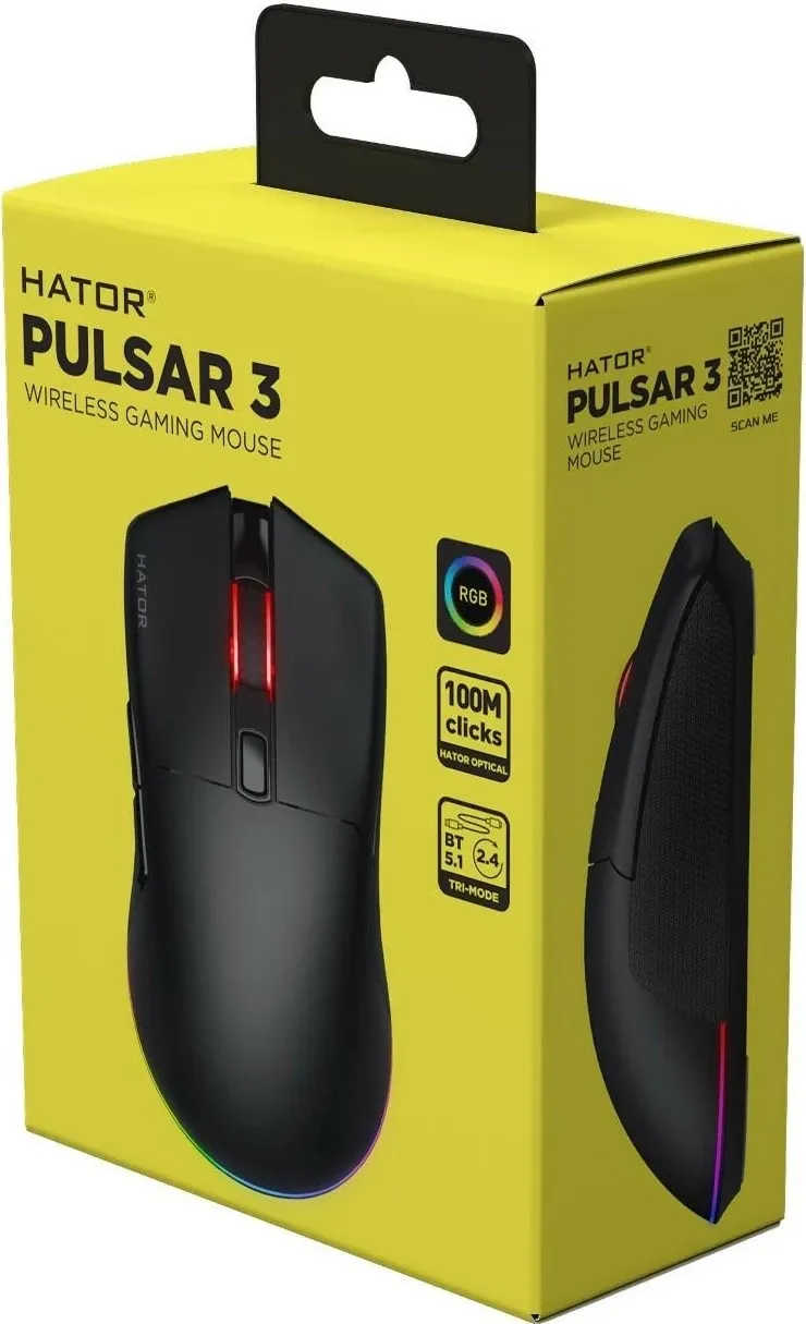 Maus wireless Hator Pulsar 3 HTM630, RGB, i zi - 6