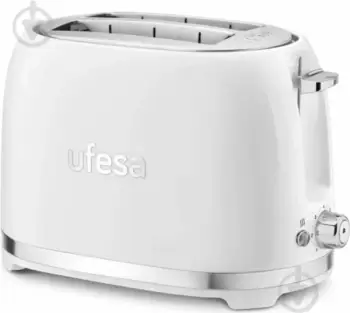 Toster buke UFESA Classic PinUp 850W, 2 slota, i bardhë
