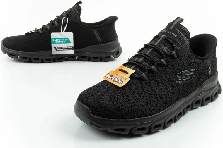 Atlete meshkuj Skechers Glide-Step Slip-Ins, të zeza - 8