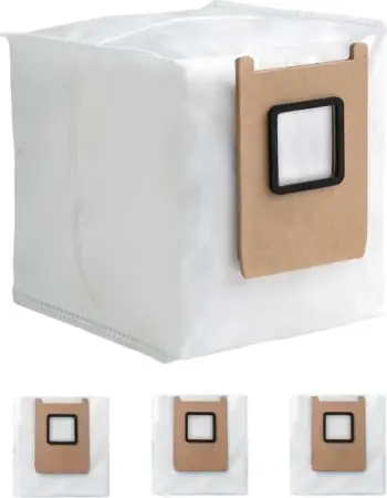 Set qese pluhuri Eufy Omni E20/E25/E28, 3 L, set 3 copë, e bardhë