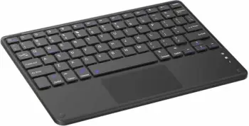 Tastierë wireless Bluetooth BLACKVIEW K1 ultra-slim universale me touchpad, layout ENG, e zezë
