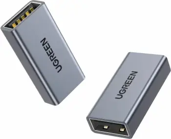 Adapter USB-A në USB-A UGREEN 20119, USB 3.0 5Gbps, female-female, 2A, gri, 1 copë (polybag)