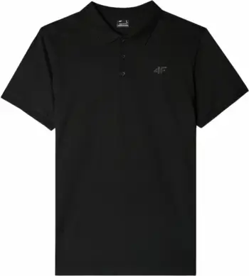 Maicë polo për meshkuj 4F, e zezë
